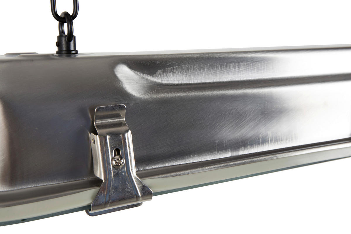 HÄNGELEUCHTE 70/190/14 cm  - Nickelfarben, Basics, Glas/Metall (70/190/14cm) - Zuiver