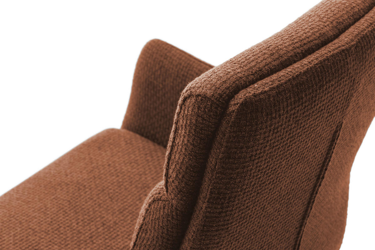 BARHOCKER in Metall, Textil Edelstahlfarben, Rostfarben  - Edelstahlfarben/Rostfarben, Design, Textil/Metall (54/84/52cm) - Dieter Knoll