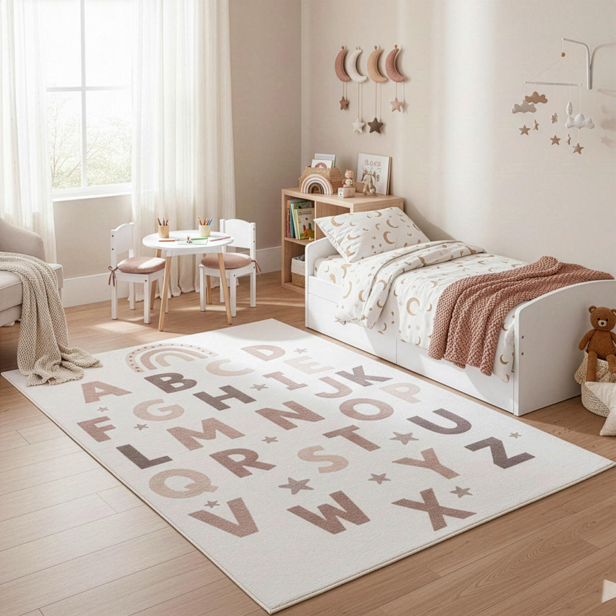 KINDERTEPPICH 120/170 cm Coco  - Creme, Trend, Kunststoff/Textil (120/170cm) - Ayyildiz 