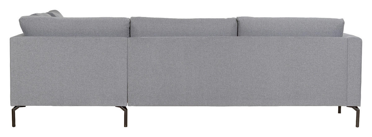 SOFFA i grå, svart  - grå/svart, Basics, metall/trä (277/82/172cm) - Pure Home Comfort