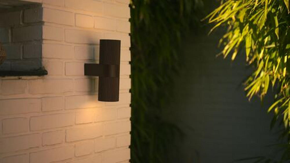 AUßENWANDLEUCHTE  14 cm  - Schwarz, Design, Metall (14cm) - Nordlux