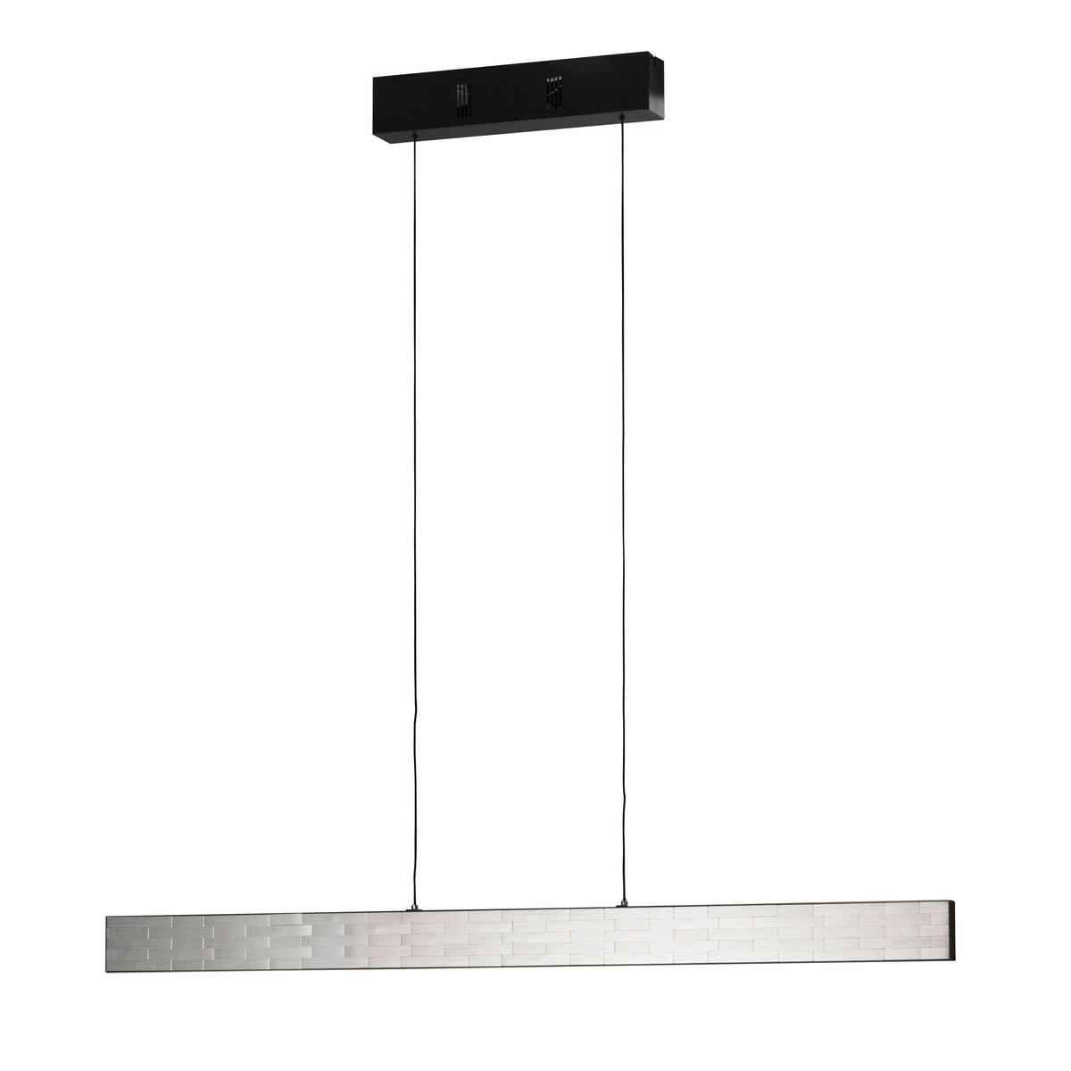 LED-HÄNGELEUCHTE 118,5/6/120-150 cm  - Nickelfarben, Design (118,5/6/120-150cm)
