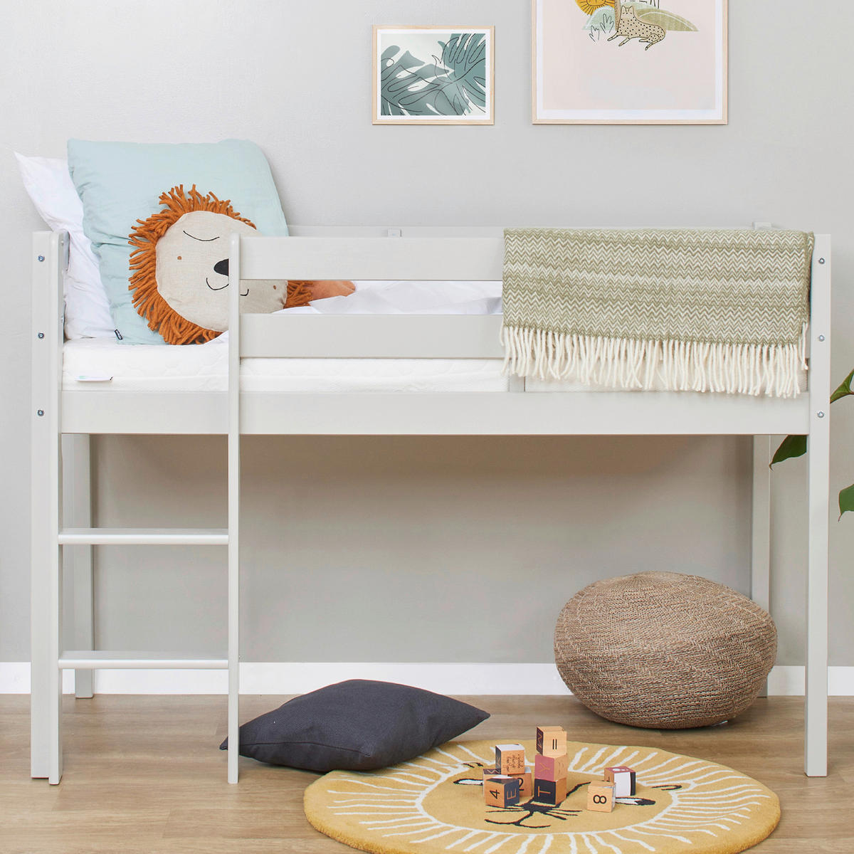 HOCHBETT 70/160 cm Grau Grau  - Naturfarben/Grau, MODERN, Holz (70/160cm) - MID.YOU