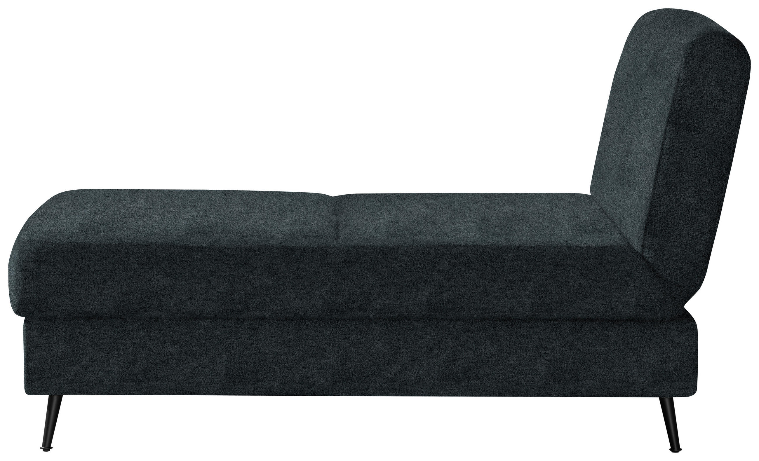 SCHLAFSOFA Webstoff Anthrazit  - Anthrazit/Schwarz, Modern, Textil/Metall (205/90/92cm) - Novel