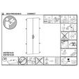 TÜRENSET 75,5/206,6/1,6 cm   - Eichefarben/Silberfarben, KONVENTIONELL, Holzwerkstoff/Metall (75,5/206,6/1,6cm) - Voleo