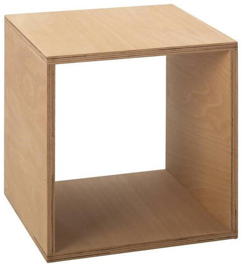 REGAL furniert, Schichtholz Buchefarben  - Buchefarben, MODERN, Holzwerkstoff (35/35/35cm) - Tojo