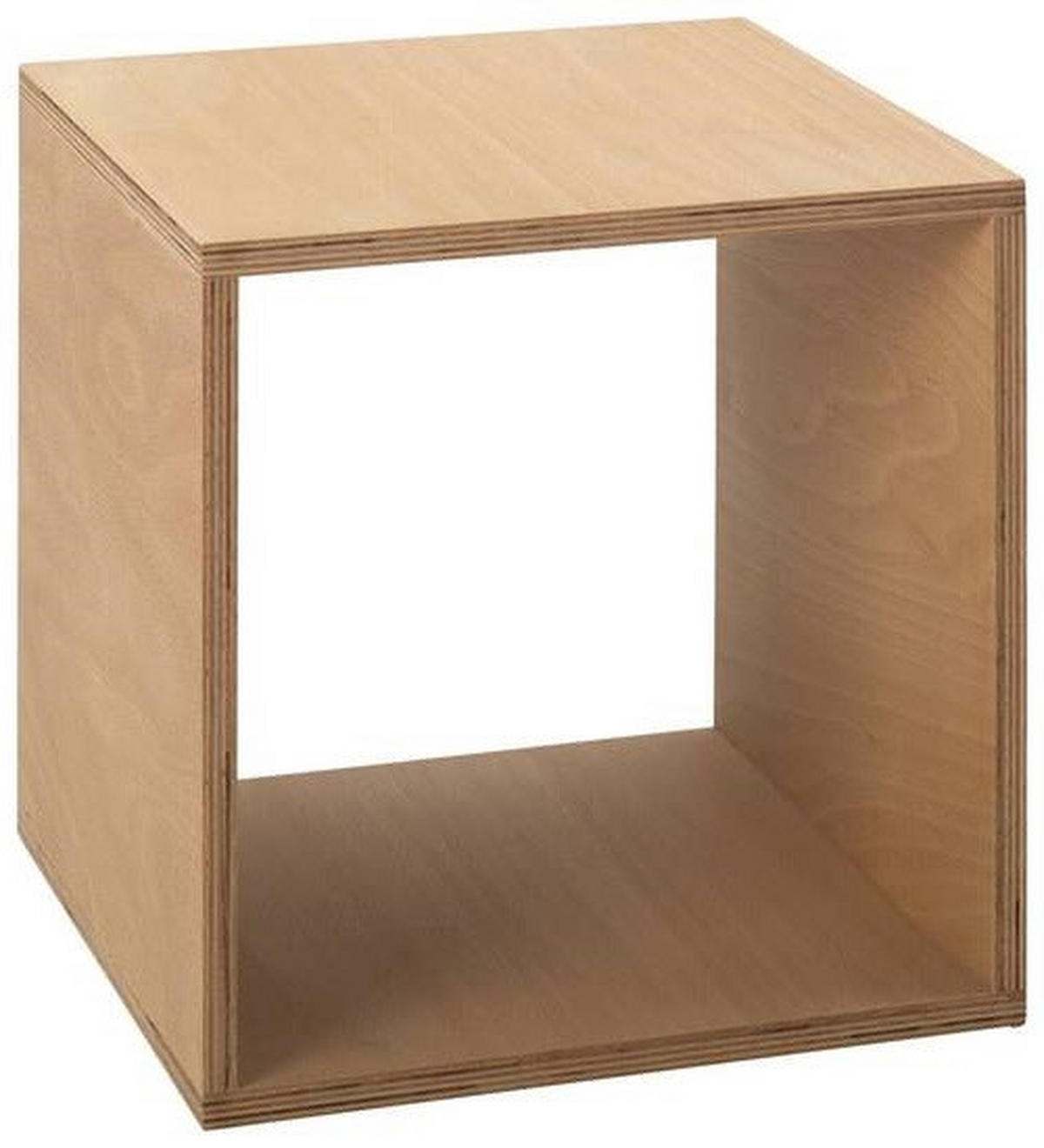 REGAL furniert, Schichtholz Buchefarben  - Buchefarben, MODERN, Holzwerkstoff (35/35/35cm) - Tojo