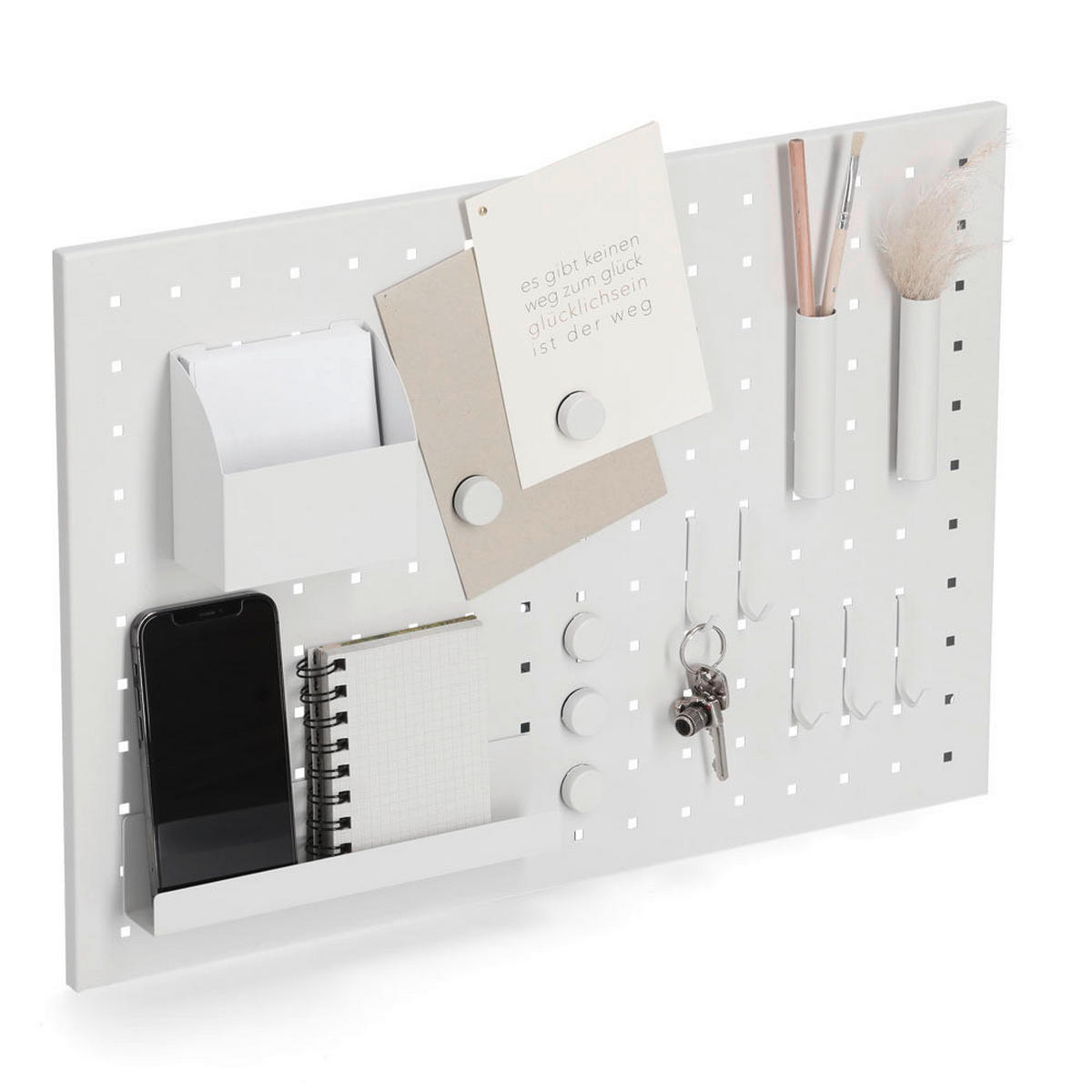 MEMOBOARD - Weiß, Basics, Metall (50/35/1cm) - Zeller Present