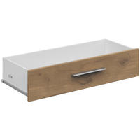 SCHUBKASTENEINSATZ 73,1/16,9/36,6 cm   - Weiss/Eichefarben, Konventionell, Holzwerkstoff (73,1/16,9/36,6cm) - Voleo