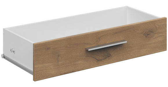 SCHUBKASTENEINSATZ 73,1/16,9/36,6 cm - Eichefarben/Weiß, KONVENTIONELL, Holzwerkstoff (73,1/16,9/36,6cm) - Voleo