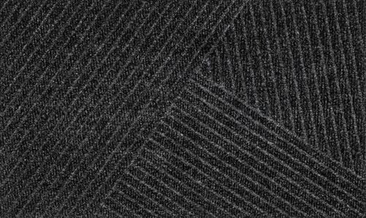 FUßMATTE  60/90 cm  Dunkelgrau  - Dunkelgrau, KONVENTIONELL, Kunststoff/Textil (60/90cm) - wash+dry