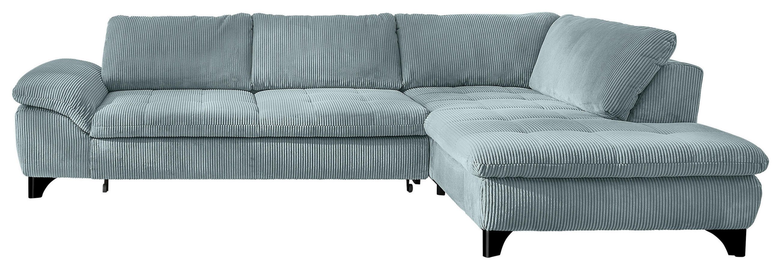 UGAONA GARNITURA plava  - crna/plava, Dizajnerski, tekstil (306/197cm) - Beldomo Style
