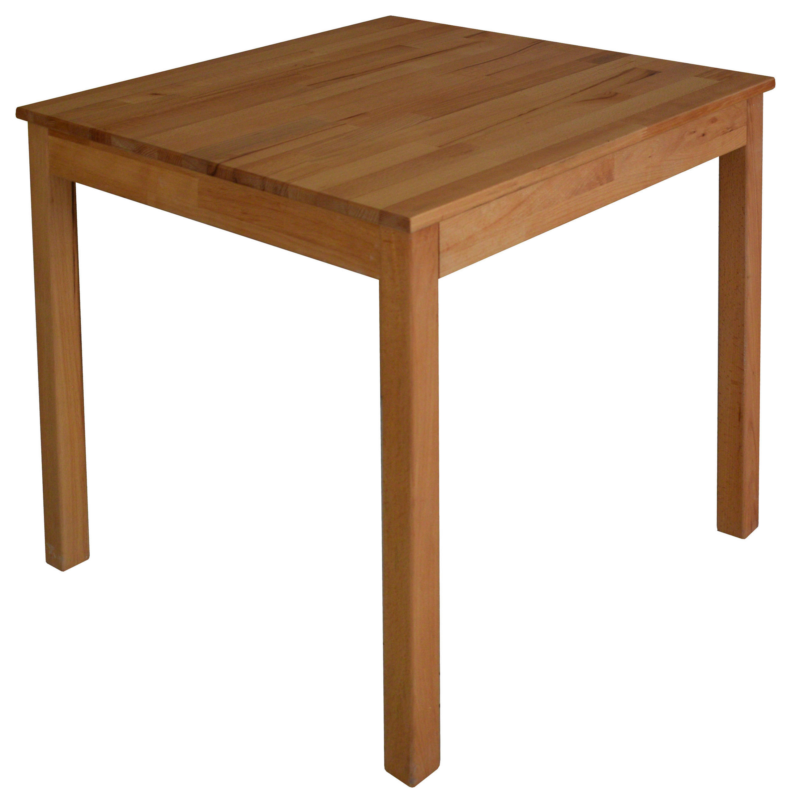 ESSTISCH Buche massiv rechteckig Buchefarben  - Buchefarben, KONVENTIONELL, Holz (70/50/75cm) - Carryhome