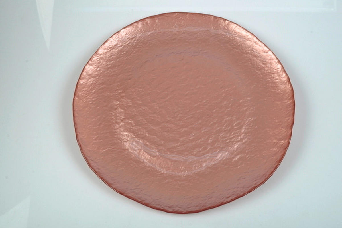 PLATZTELLER Glas  - Rosa, Trend, Glas (33cm) - Novel