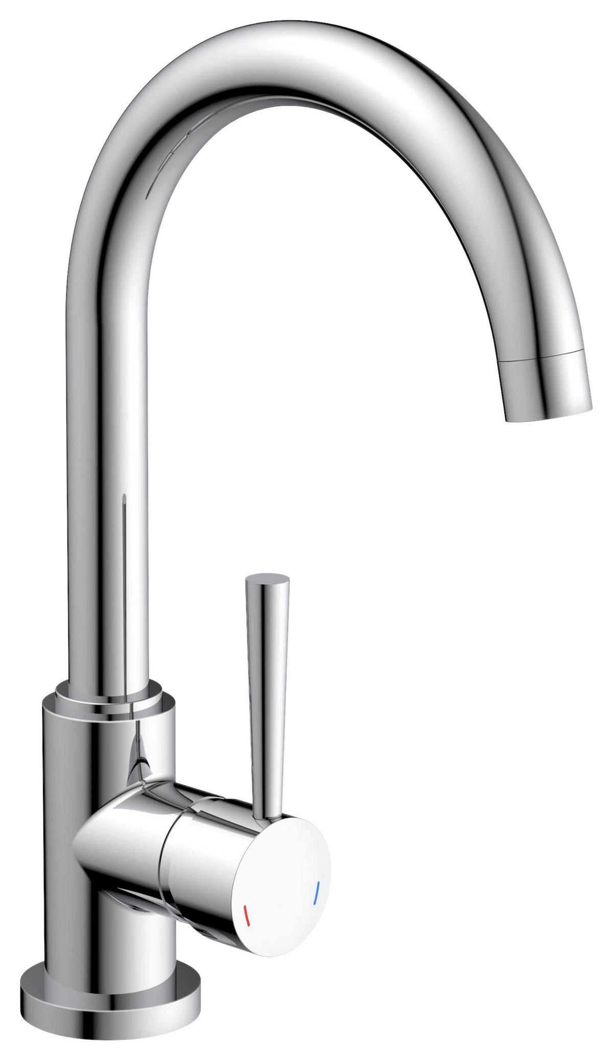KÜCHENARMATUR 79116  - Chromfarben, Basics, Metall (5,9/34/22,5cm) - Schütte