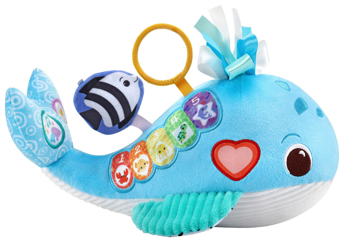 SPIELTIER  - Blau/Multicolor, Basics, Kunststoff/Textil (32,5/24,1/13,3cm) - Vtech