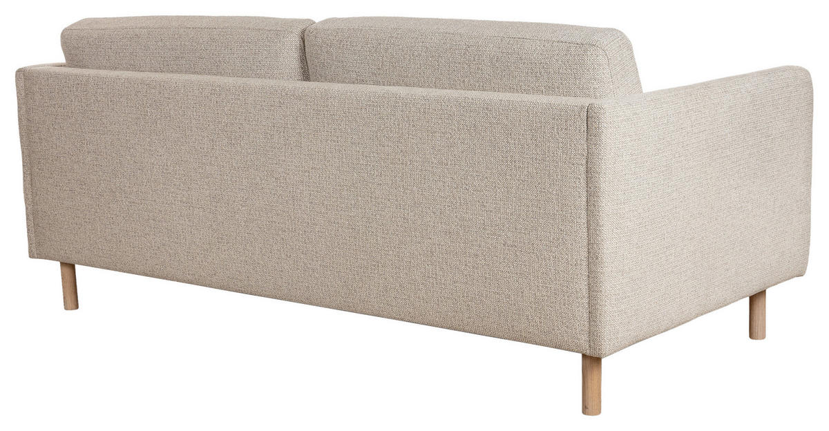 3-SITS SOFFA i ljusgrå  - ek Bianco/ljusgrå, Design, metall/trä (194/68/92cm) - Pure Home Comfort