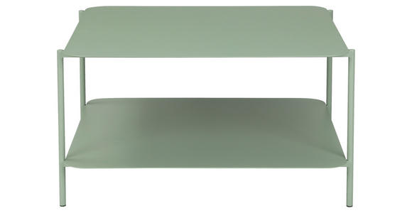 COUCHTISCH 73,4/70/40 cm quadratisch Grün  - Grün, Design, Metall (73,4/70/40cm) - Carryhome