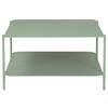 COUCHTISCH 73,4/70/40 cm quadratisch Grün  - Grün, Design, Metall (73,4/70/40cm) - Carryhome