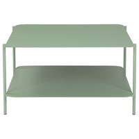COUCHTISCH 73,4/70/40 cm quadratisch Grün  - Grün, Design, Metall (73,4/70/40cm) - Carryhome