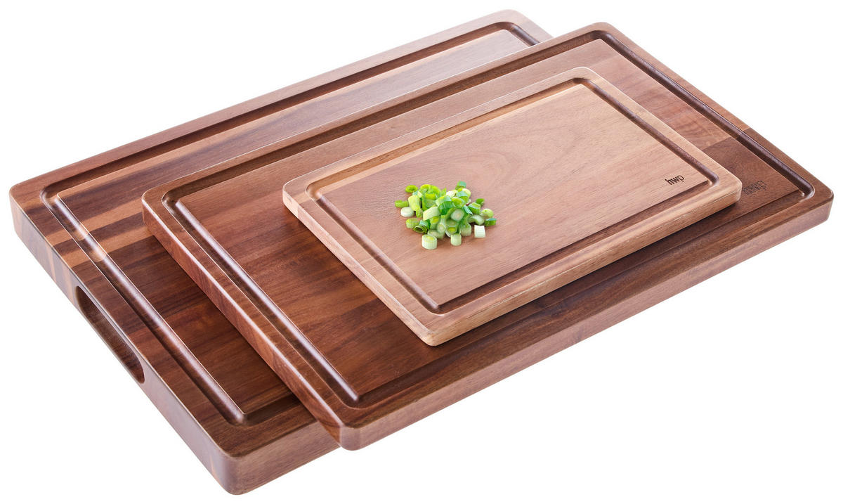 SCHNEIDEBRETT Holz Akazie Toronto  - Akaziefarben, KONVENTIONELL, Holz (50/35/4cm) - Homeware Profession.