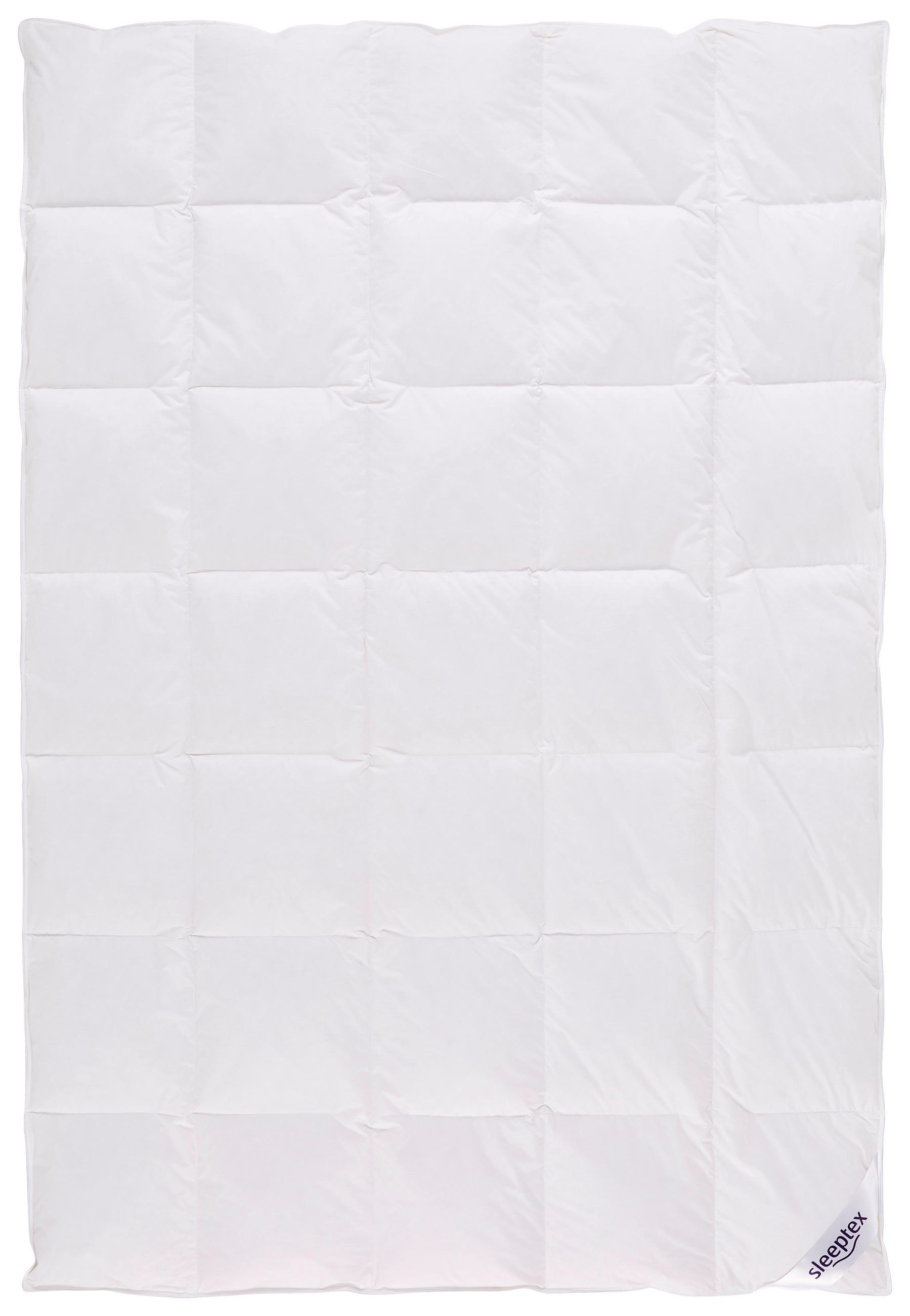 CELOROČNÍ PŘIKRÝVKA, 135/200 cm, peří, prachové peří - bílá, Basics, textil/přírodní materiály (135/200cm) - Sleeptex