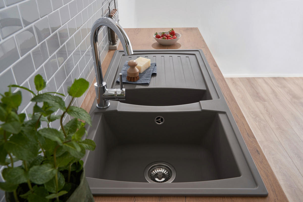 DISKHO 1712BOSTON100X50G  - grå, Trend, glas/plast (100/20/50cm) - Respekta