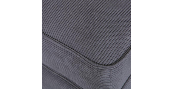 HOCKER Cord Dunkelgrau - Dunkelgrau/Buchefarben, Design, Holz/Textil (93/47/65cm) - Carryhome
