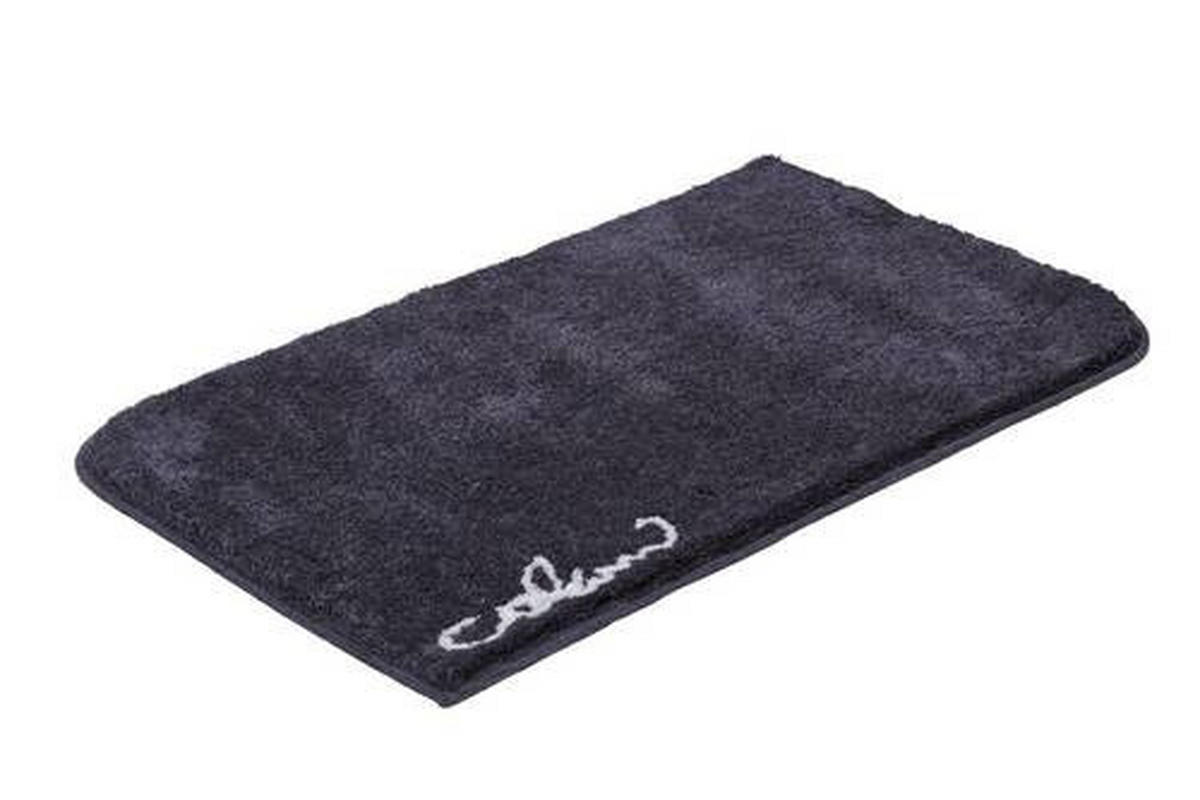 BADTEPPICH Anthrazit 70/120 cm  - Anthrazit, Basics, Kunststoff/Textil (70/120cm) - Grund
