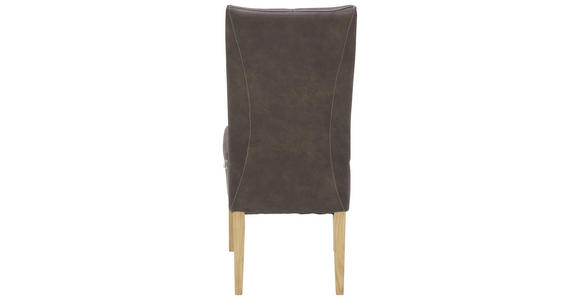 STUHL in Webstoff - Eichefarben/Dunkelgrau, KONVENTIONELL, Holz/Textil (44/98/64cm) - Venda
