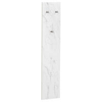 GARDEROBENPANEEL  in 32/160/11,5 cm  - Weiß, Natur, Glas/Holz (32/160/11,5cm) - Voglauer