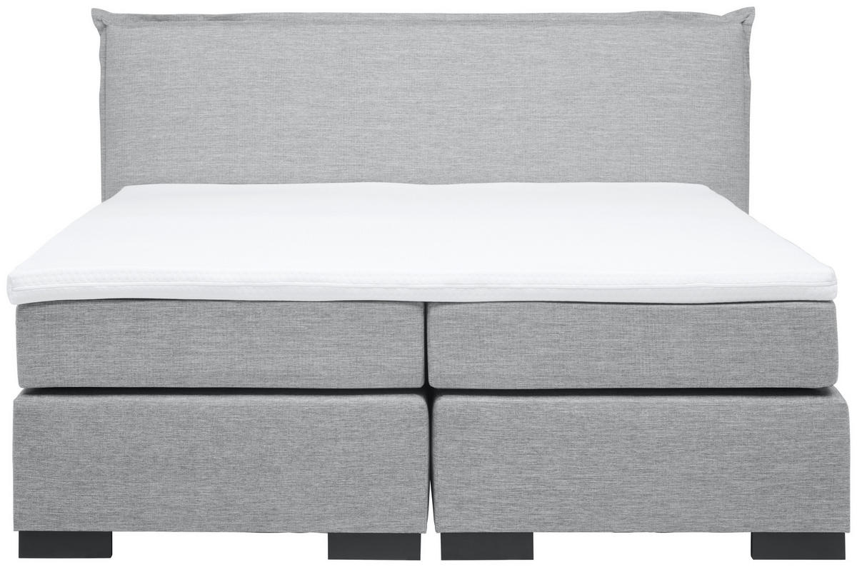 BOXSPRINGBETT 180/200 cm  in Anthrazit, Grau, Beige, Ecru  - Ecru/Anthrazit, MODERN, Karton/Holz (180/200cm) - MID.YOU