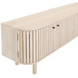 LOWBOARD  in 160/50/47 cm  - Eichefarben/Schwarz, Design, Holz (160/50/47cm) - Landscape