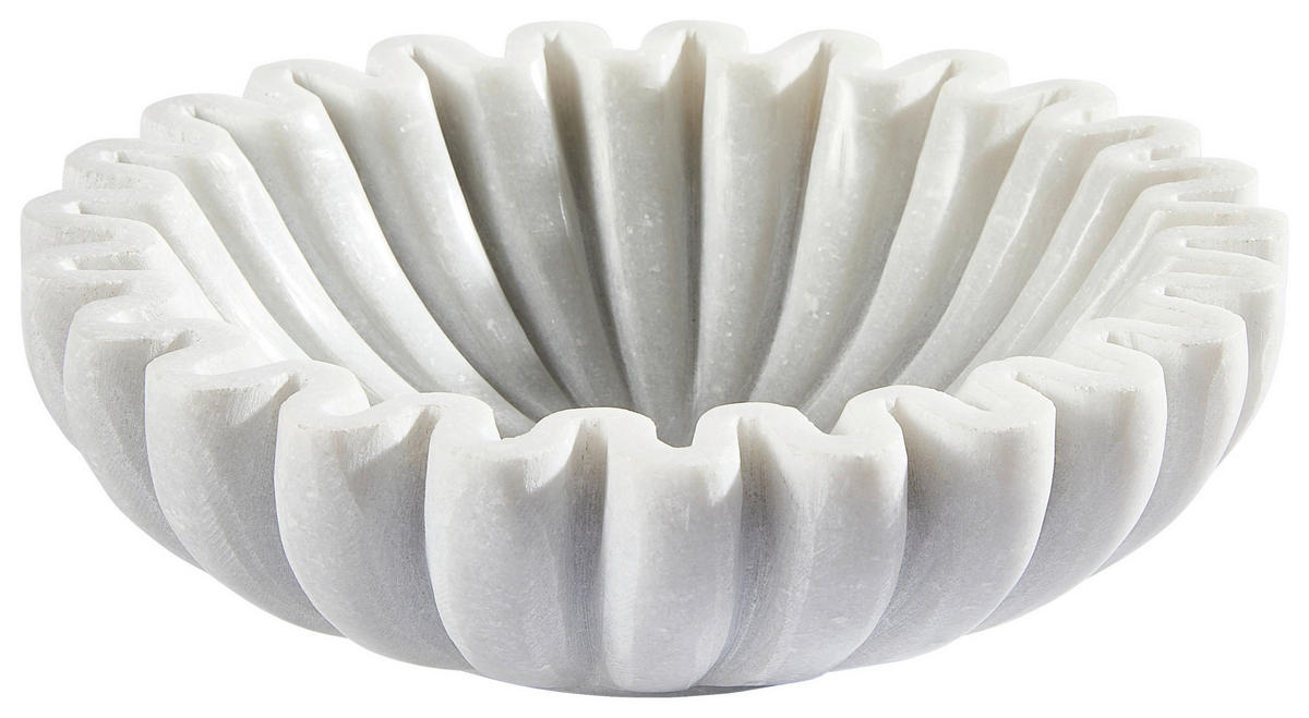 DEKOSCHALE - Weiß, Trend, Stein (20/6cm) - Ambia Home