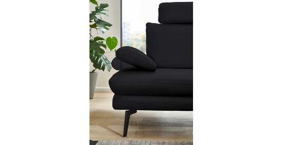 ECKSOFA Beldomo Premium in Echtleder Anthrazit  310/180 cm  - Anthrazit/Schwarz, Design, Leder/Metall (310/180cm) - Dieter Knoll