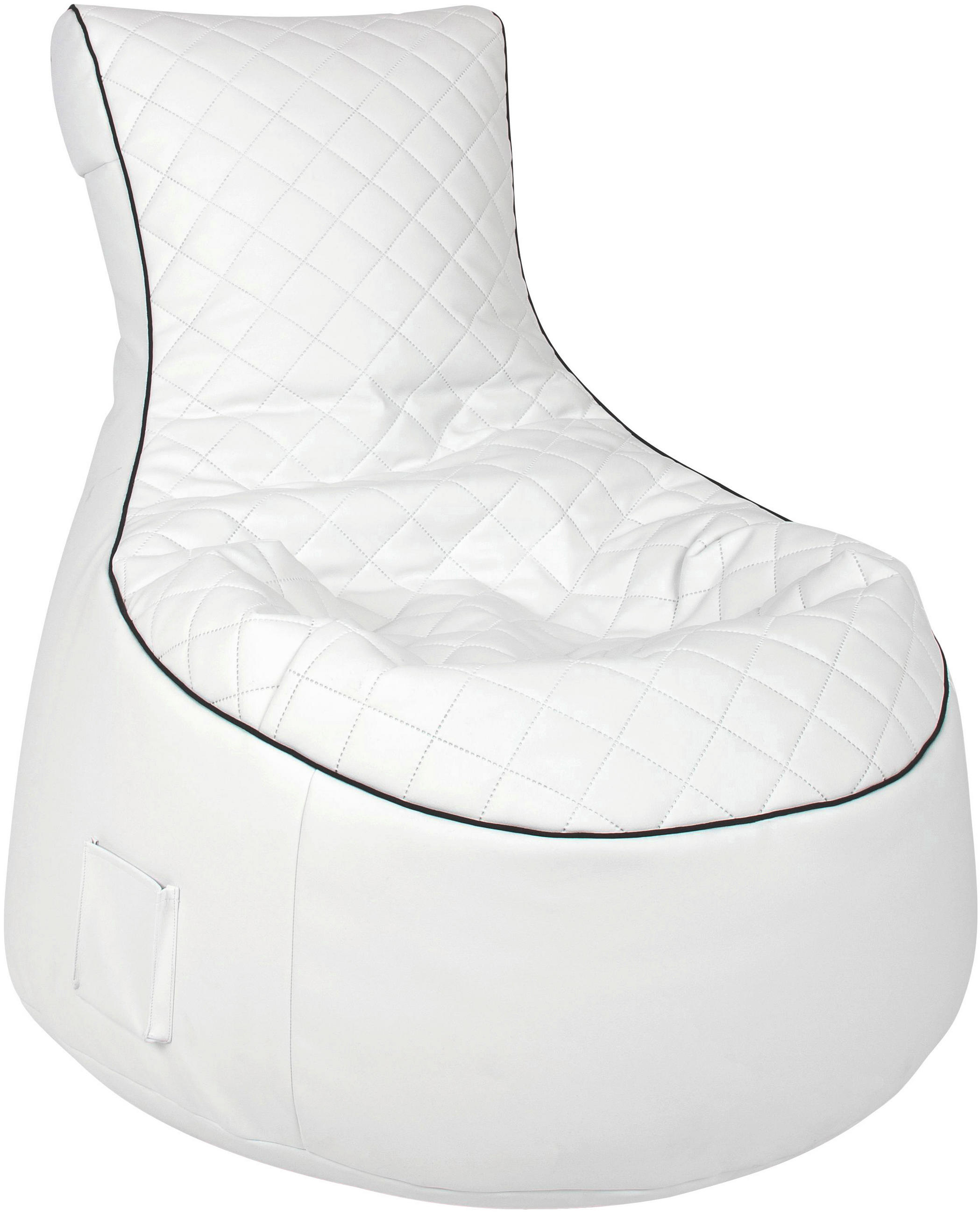 SITZSACK 300 l  - Schwarz/Weiß, MODERN, Textil (65/90/95cm)