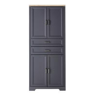 Dulap Pentru Acte  86/204/38 cm  - grafit/stejar Artisan, Romantik / Landhaus, material pe bază de lemn (86/204/38cm) - Landscape