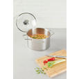 FLEISCHTOPF Perfect Cooking 5,5 l  - Klar/Edelstahlfarben, Basics, Glas/Metall (24/13,5cm) - Homeware Profession.