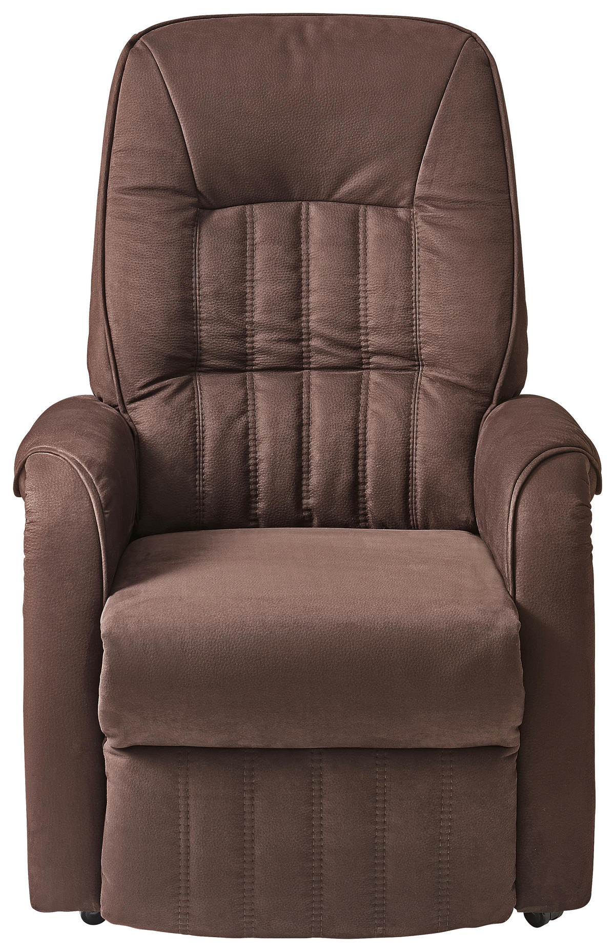 FERNSEHSESSEL  mit Aufstehhilfe Flachgewebe Dunkelbraun  - Dunkelbraun/Schwarz, Design, Textil (78/107/93cm) - Himolla