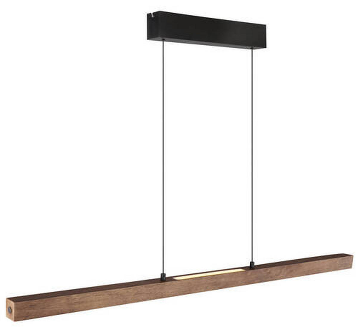 VISEČA LED-SVETILKA   //3000 K/230 V/ - črna/temno rjava, Natur, kovina/umetna masa (115/4,5/150cm) - Globo