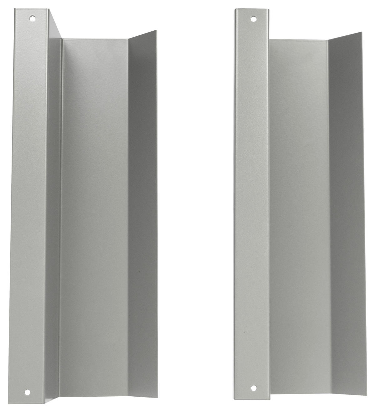 KABELHALTER - Alufarben, KONVENTIONELL, Metall (37/16/11,5cm) - Moderano