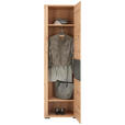 GARDEROBE  in 230/195/45 cm  - Anthrazit/Eiche Artisan, KONVENTIONELL, Glas/Holzwerkstoff (230/195/45cm) - Xora