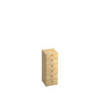 KOMMODE 40/110/42 cm  - Ahornfarben/Alufarben, KONVENTIONELL, Holzwerkstoff/Metall (40/110/42cm) - Venda
