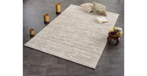 FLACHWEBETEPPICH 80/150 cm Sofi Lori Braun, Creme  - Creme/Braun, Design, Textil (80/150cm) - Novel