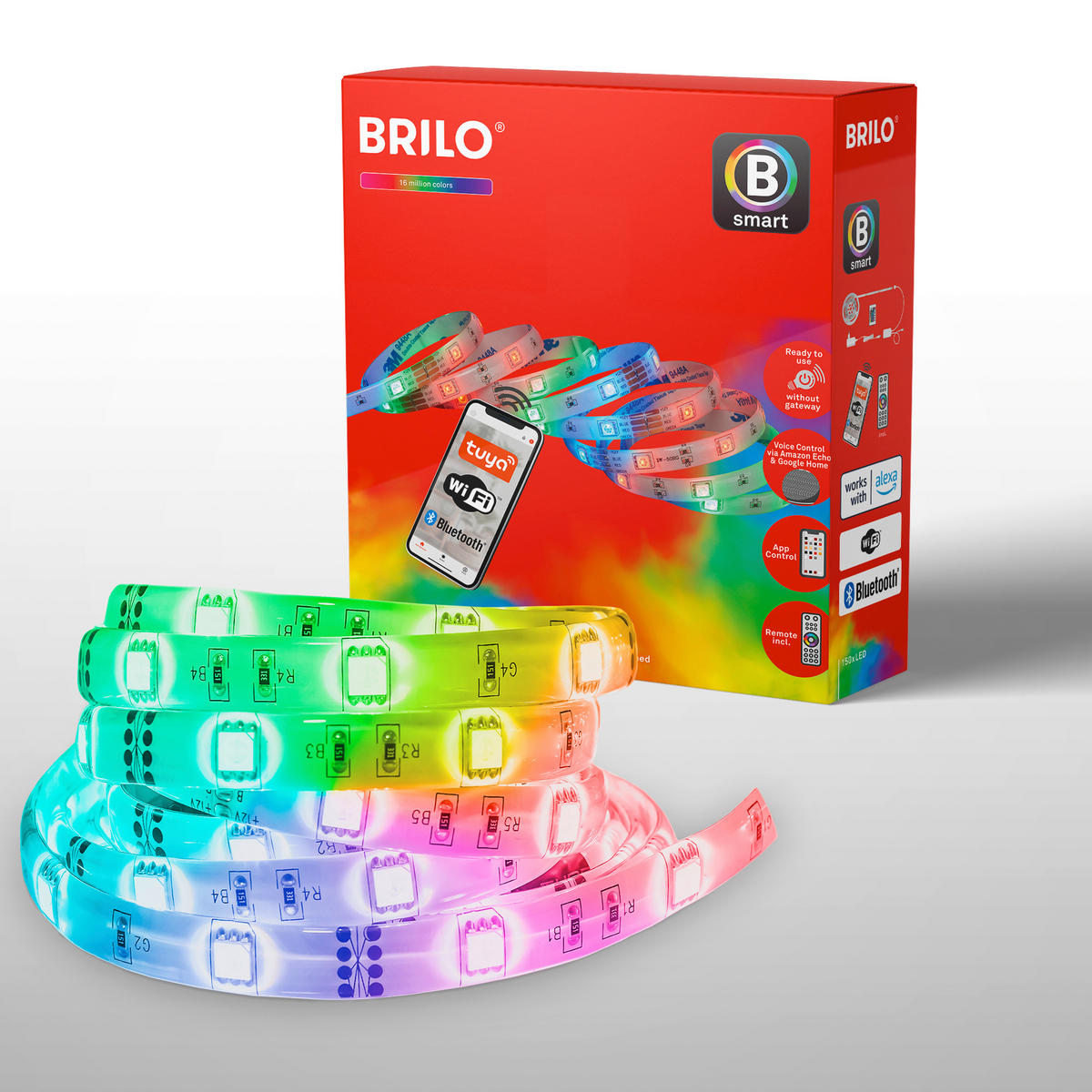 LED TRAKA  - bijela, Basics, plastika (500cm)