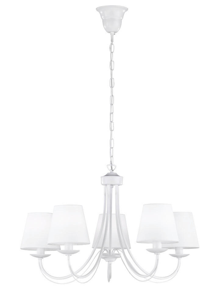 Trio Leuchten Kronleuchter Cortez Weiß 70x150x70 cm