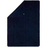 PLÄD 150/200 cm  - blå/mörkblå, Design, textil (150/200cm) - Dieter Knoll