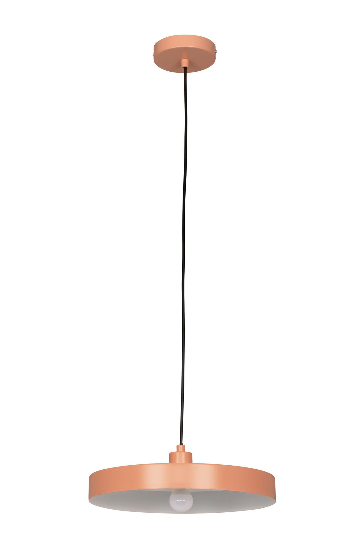 ZÁVĚSNÉ SVÍTIDLO, 35/162 cm  - růžová, Basics, kov (35/162cm) - Novel