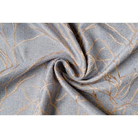 MATERIAL PERDELE ȘI DRAPERII obscuritate  - auriu/gri, Basics, textil (45/140cm)