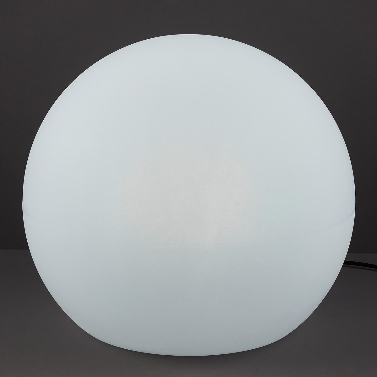 AUßENKUGELLEUCHTE BULY 50 cm  - Transparent/Weiß, KONVENTIONELL, Kunststoff (50cm) - Newgarden